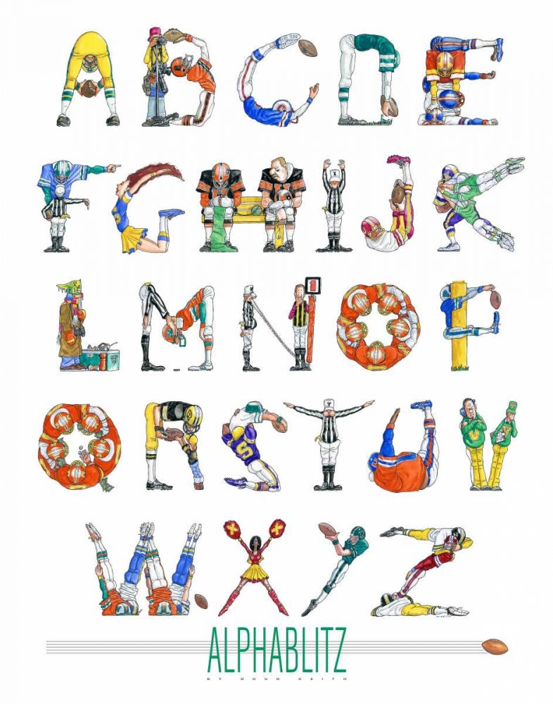 Alphablitz art print by Doug Keith for $57.95 CAD