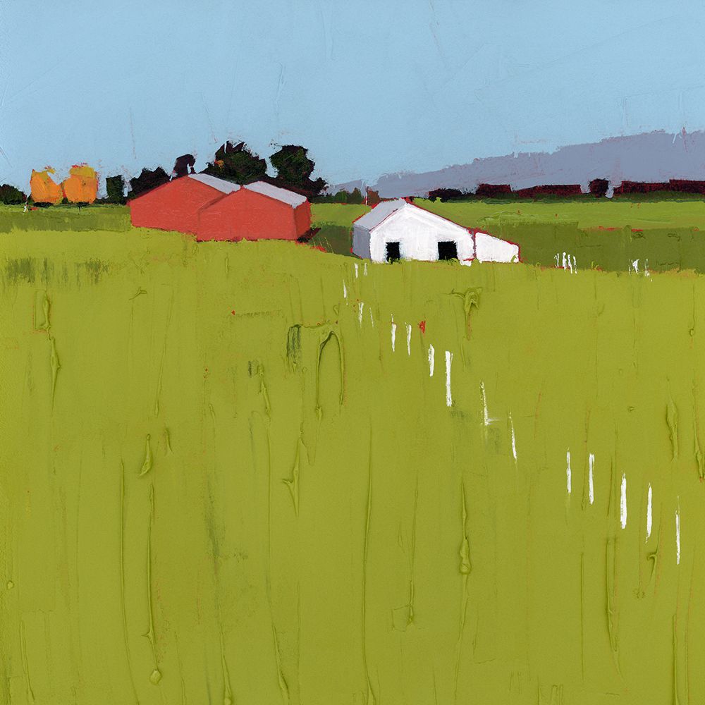Fenceline art print by Ruth LaGue for $57.95 CAD