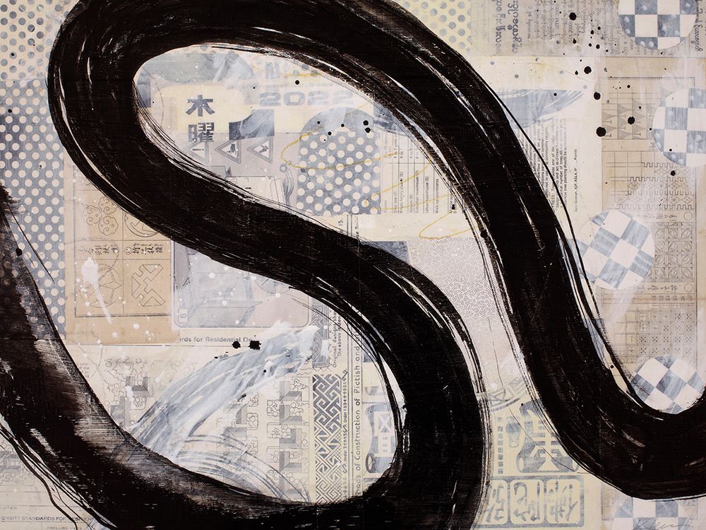 Brushstroke No. 5 art print by Karen Lehrer for $57.95 CAD