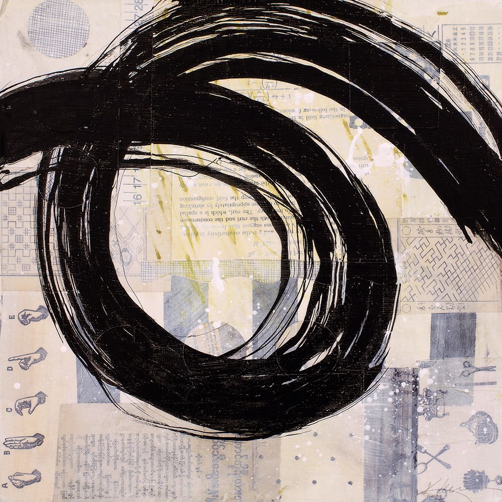 Brushstroke No. 8 art print by Karen Lehrer for $57.95 CAD