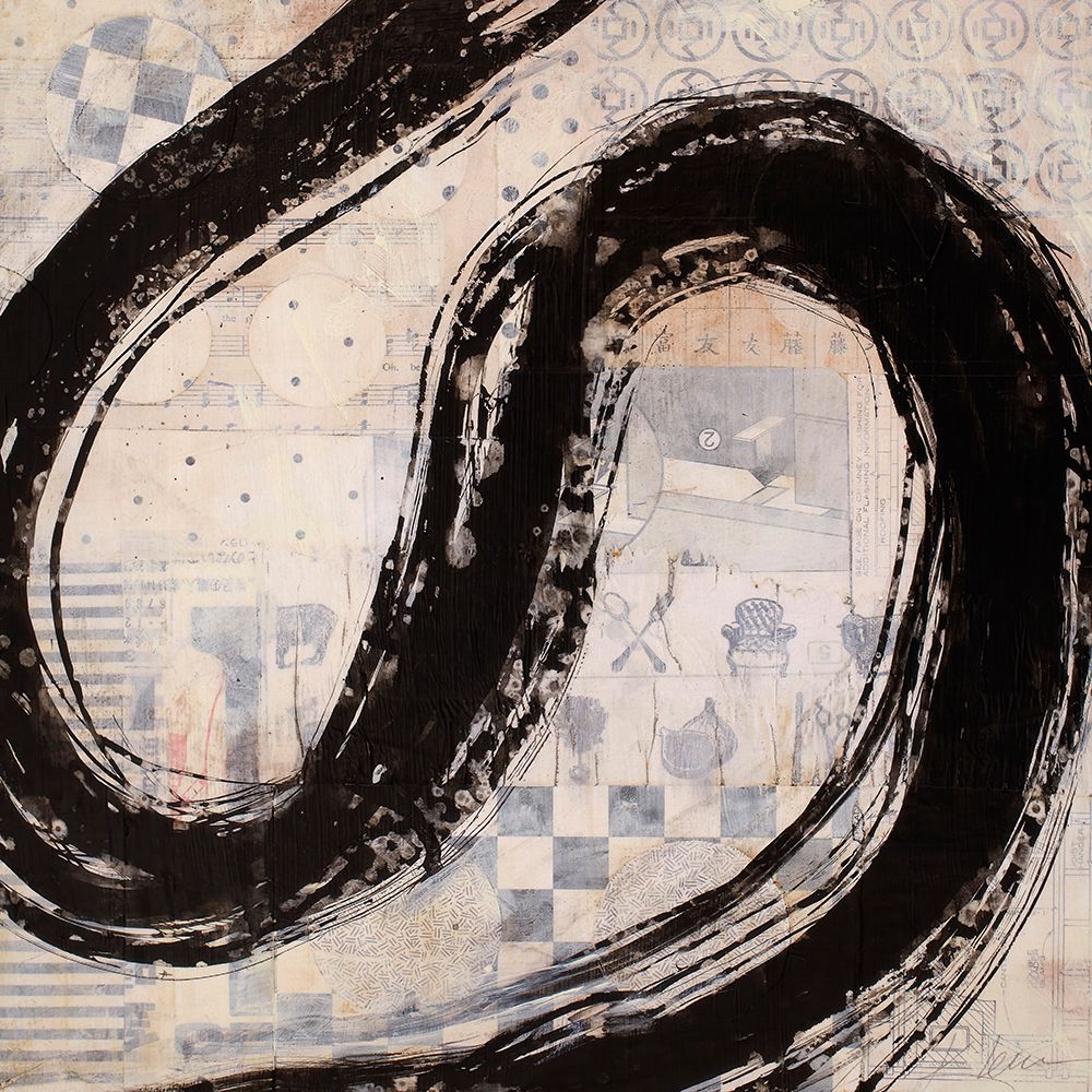 Brushstroke No. 10 art print by Karen Lehrer for $57.95 CAD