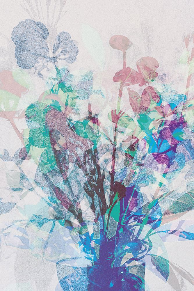Halftone Bloom I art print by Nicolas le beuan benic for $57.95 CAD