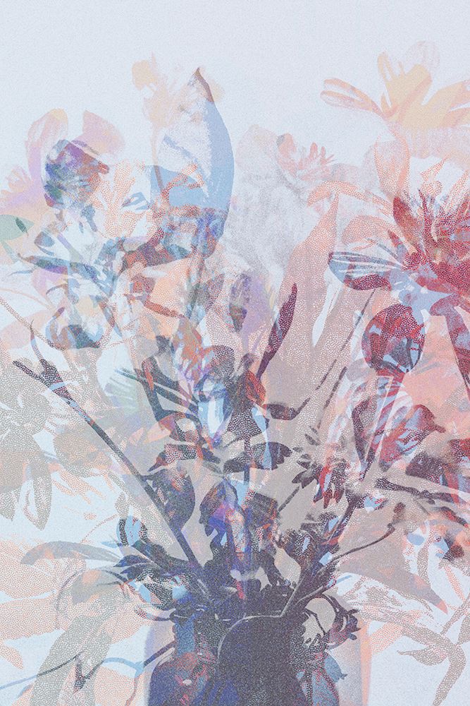 Halftone Bloom V art print by Nicolas le beuan benic for $57.95 CAD