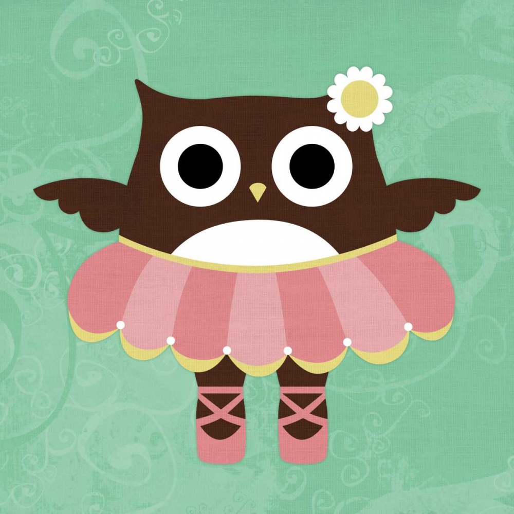 Ballerina Owl art print by Nancy Lee for $57.95 CAD