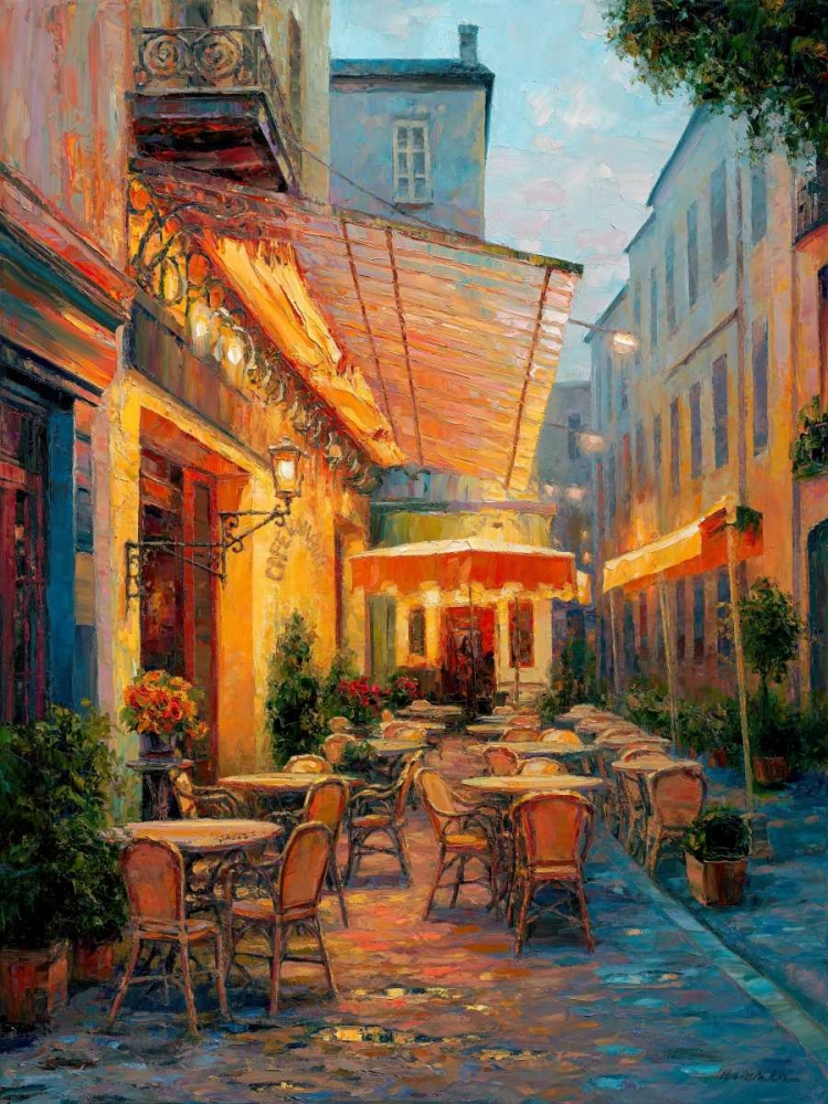 Cafe Van Gogh 2008 Arles France art print by Haixia Liu for $57.95 CAD