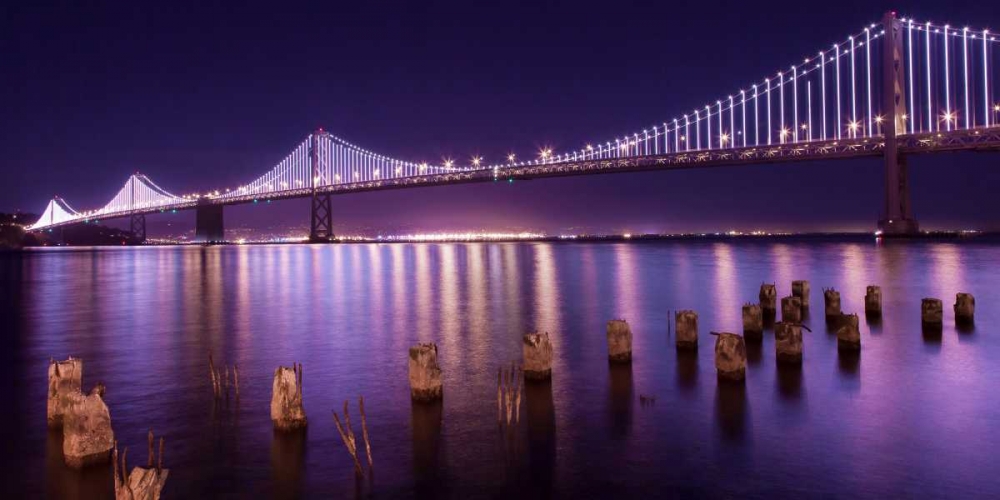 The Bay Lights art print by Greg Linhares for $57.95 CAD