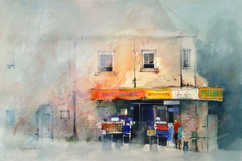 Corner Store art print by John Lovett for $57.95 CAD