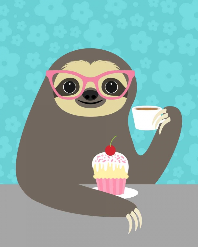 Diva Sloth art print by Nancy Lee for $57.95 CAD