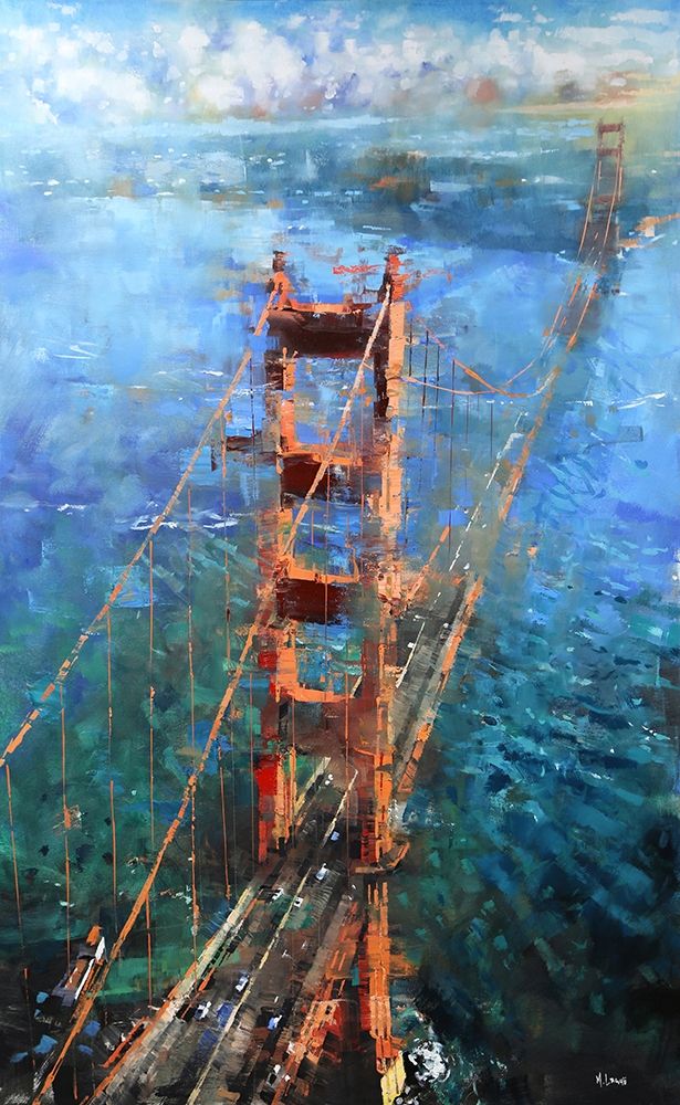 Golden Gate Sun art print by Mark Lague for $57.95 CAD