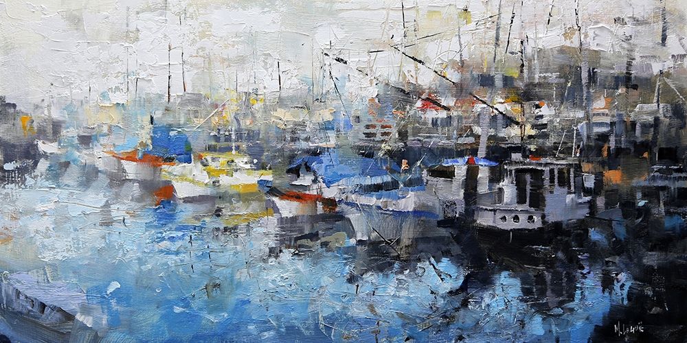 San Francisco Wharf art print by Mark Lague for $57.95 CAD