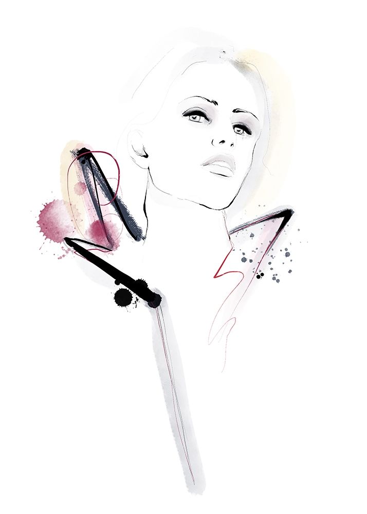 Pink Ink art print by Lotta Larsdotter for $57.95 CAD
