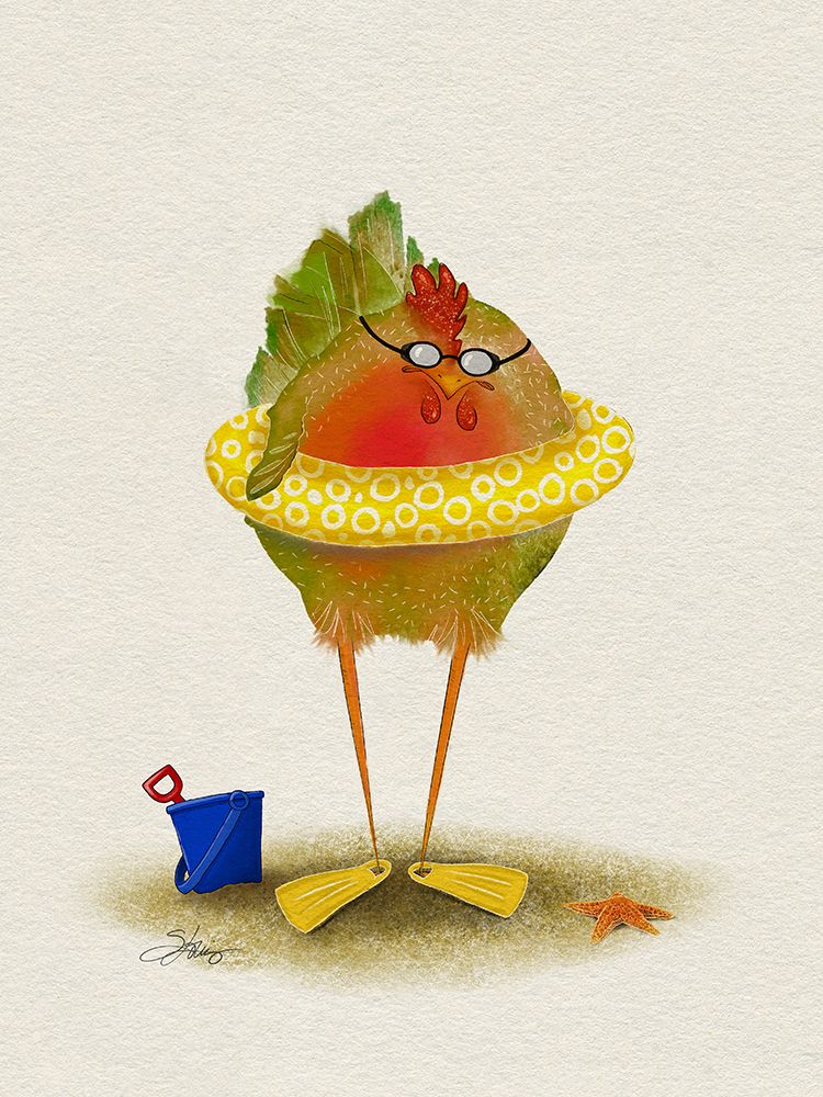 Sally Hen art print by Shanda Louis for $57.95 CAD