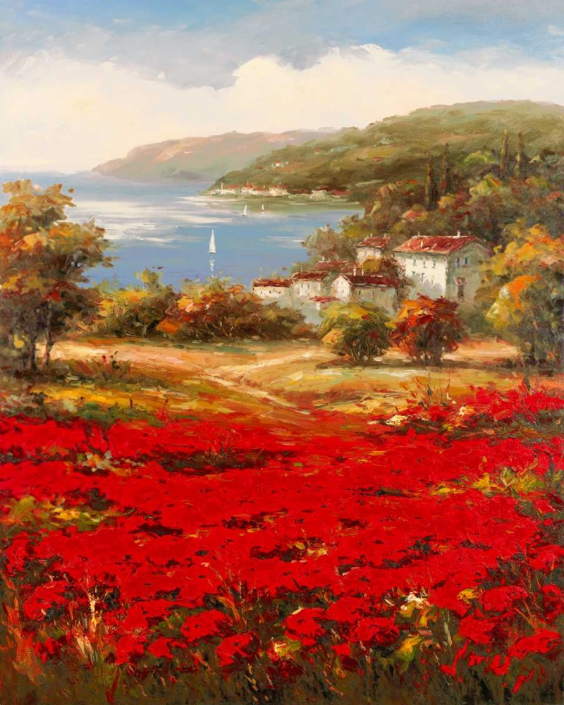 Poppy Harbor art print by Marino for $57.95 CAD