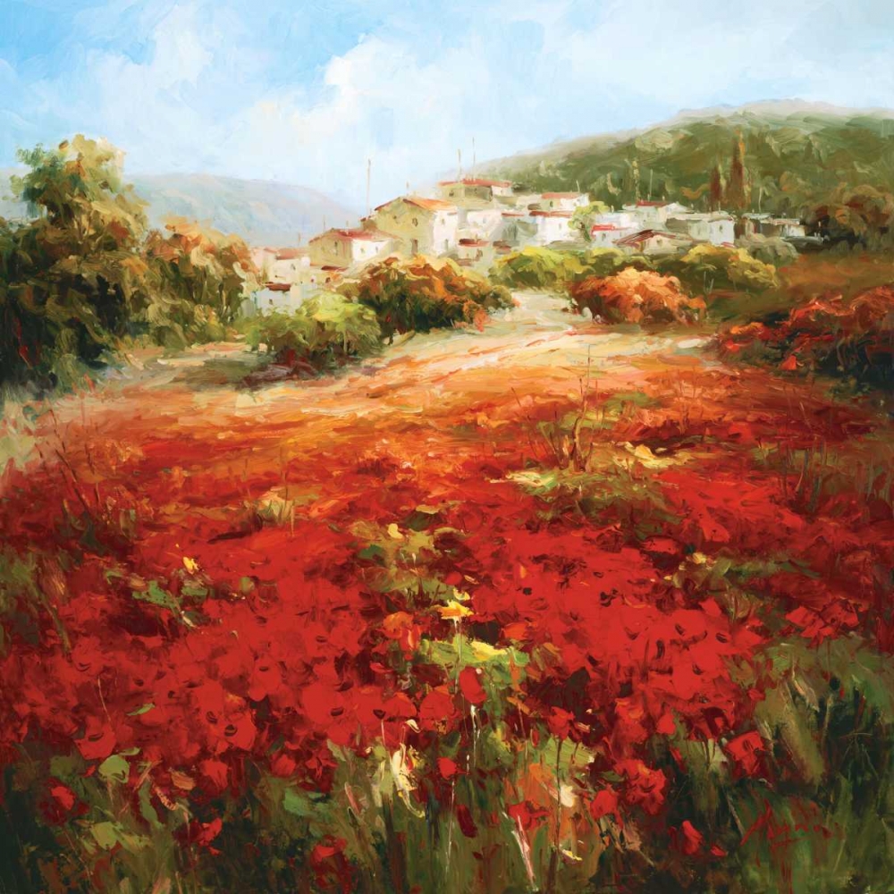 Poppyhill Village art print by Marino for $57.95 CAD