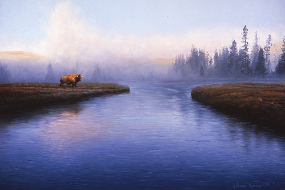 The Mist art print by Adriano Manocchia for $57.95 CAD