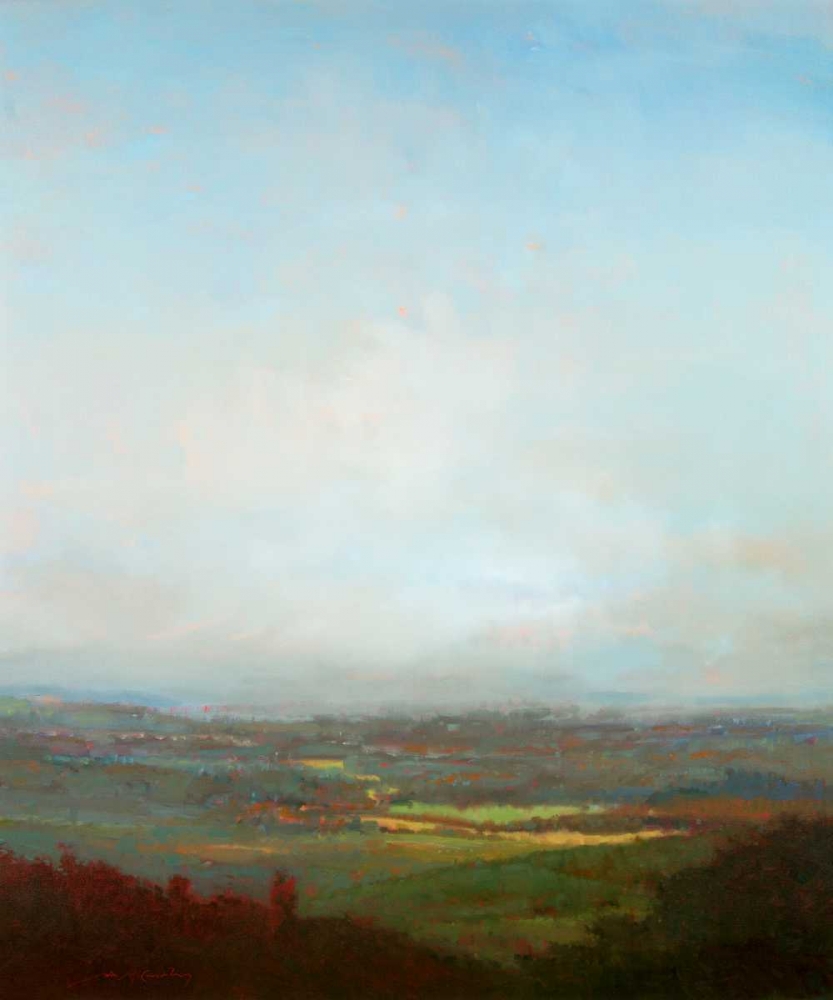 Green Valley Below art print by William McCarthy for $57.95 CAD
