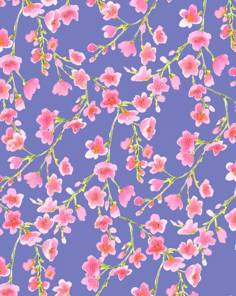 Cherry Blossom Blue art print by Jacqueline Maldonado for $57.95 CAD