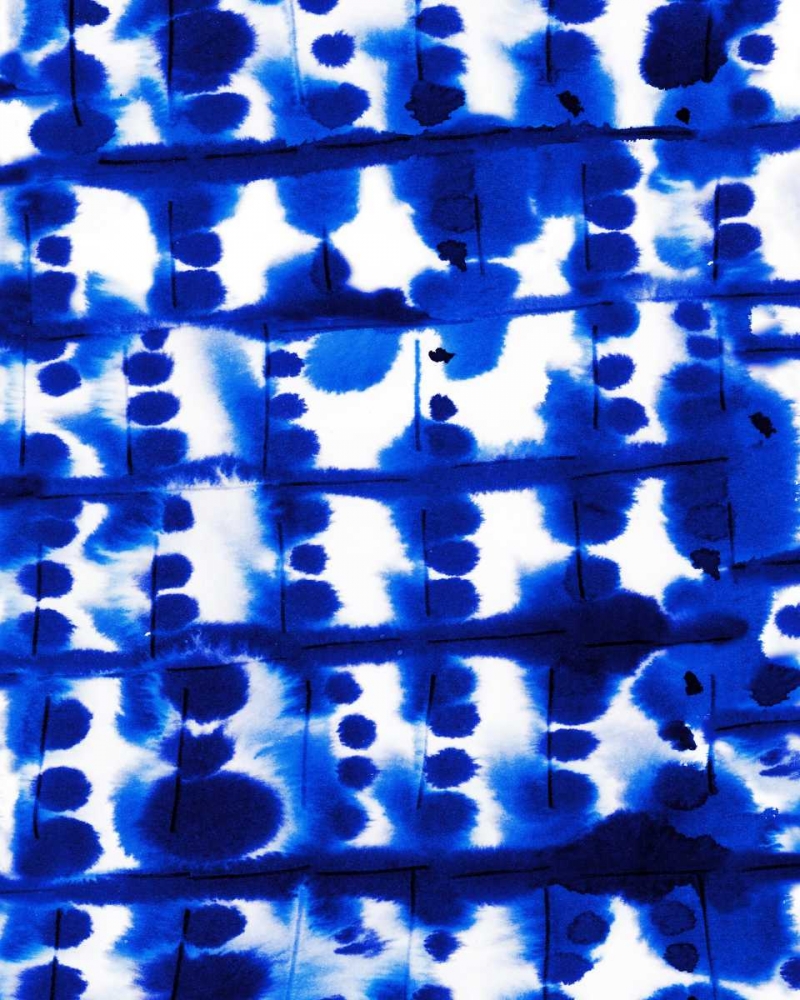 Parallel Electric Blue art print by Jacqueline Maldonado for $57.95 CAD