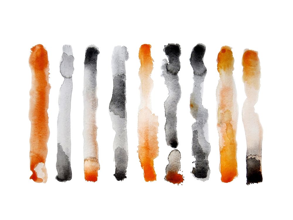 Orange and Black art print by Nancy LaBerge Muren for $57.95 CAD