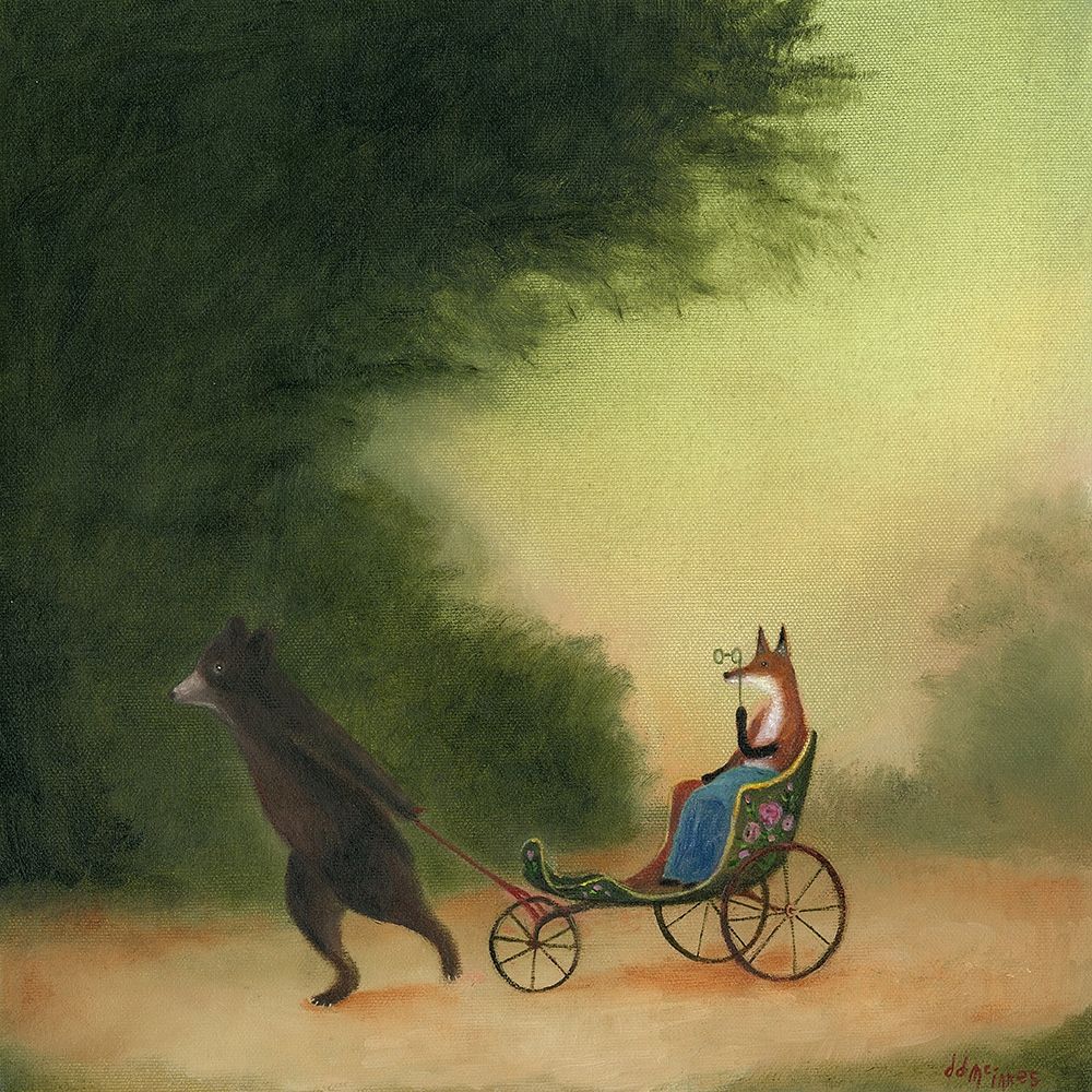 La Passeggiata of the Lady Dowager, art print by DD McInnes for $57.95 CAD