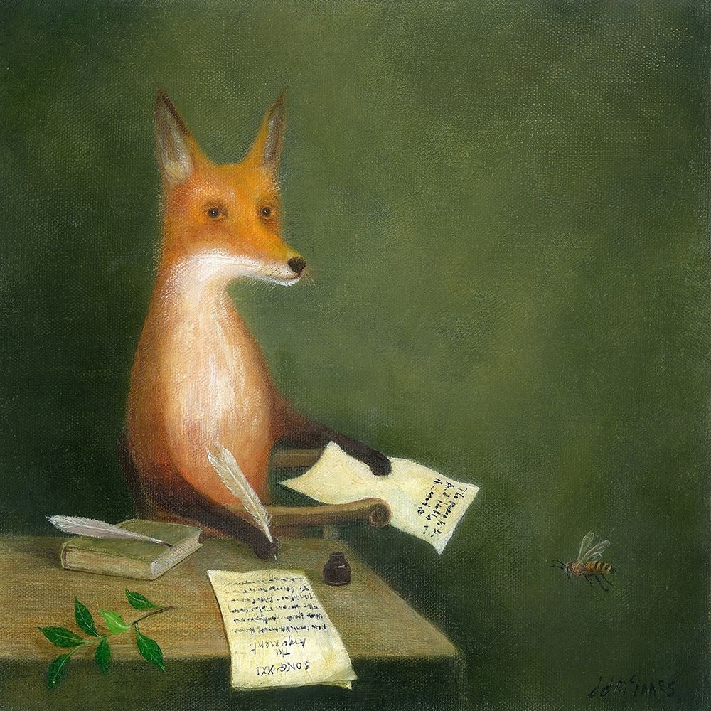 Michael Drayton Writing Poly-Olbion art print by DD McInnes for $57.95 CAD