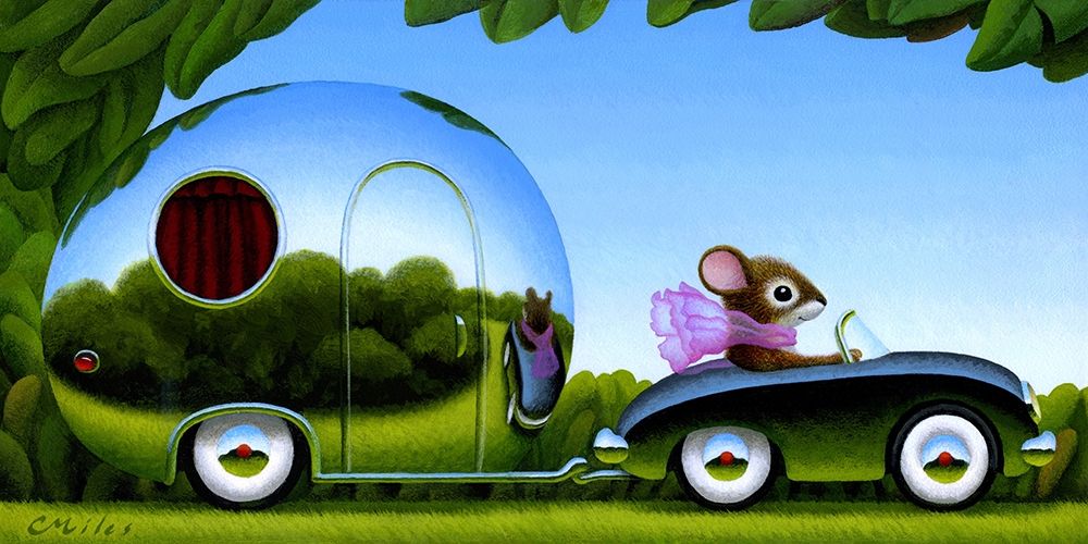 Touring art print by Chris Miles for $57.95 CAD