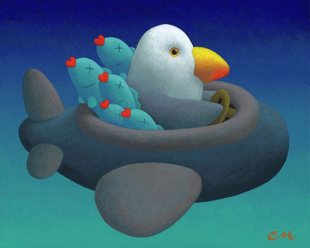 Good Catch art print by Chris Miles for $57.95 CAD