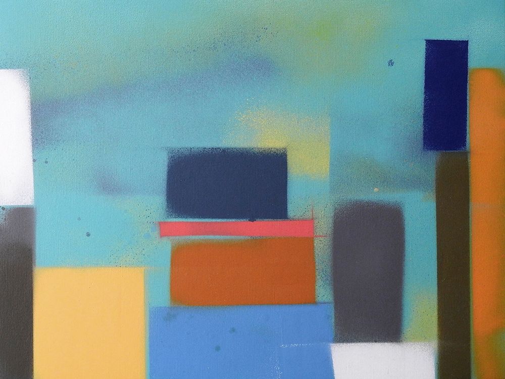 Urban Hues 08 art print by Gill Miller for $57.95 CAD