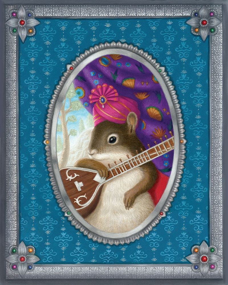 Ravi The Squirrel art print by Gina Matarazzo for $57.95 CAD