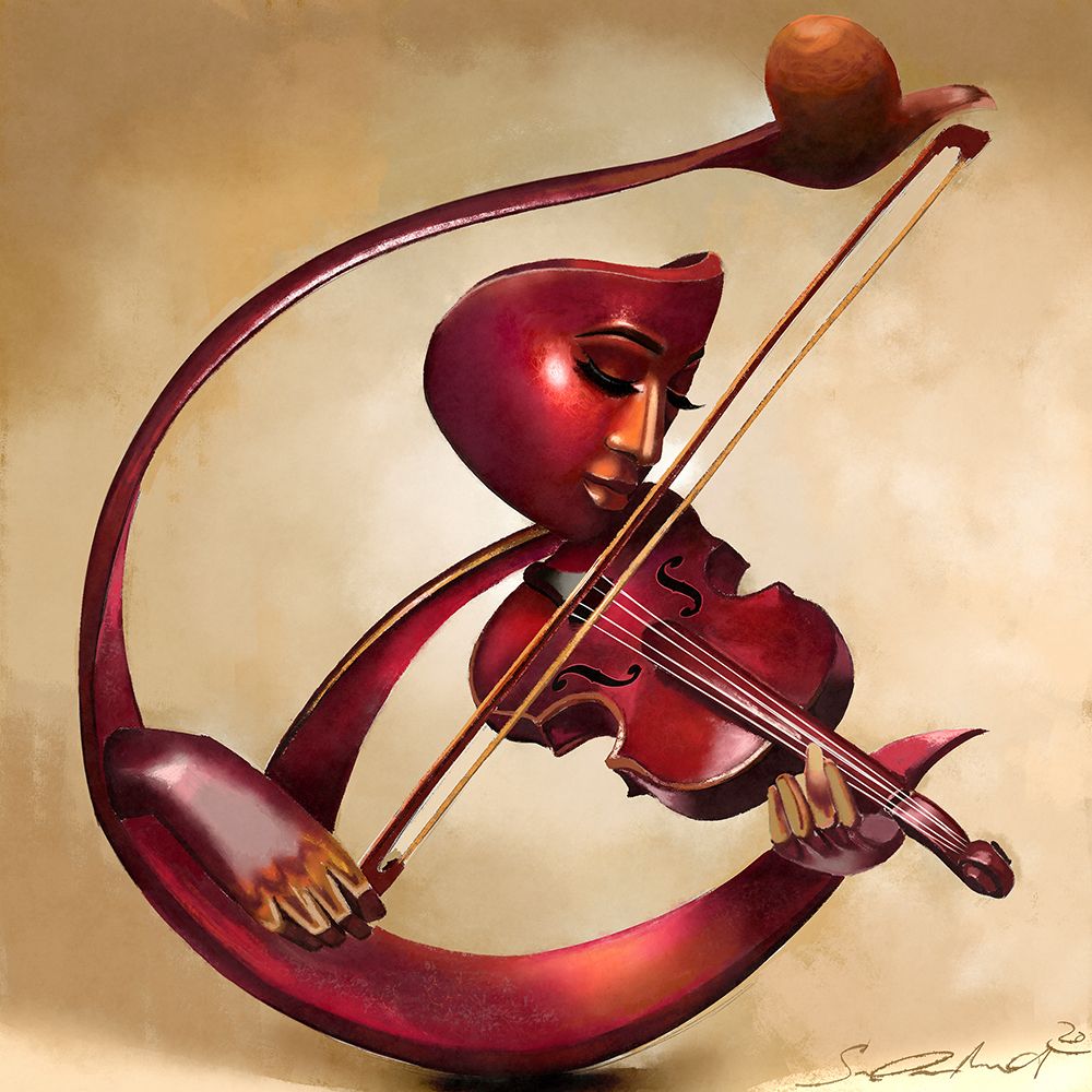 Ethereal Strings art print by Salaam Muhammad for $57.95 CAD