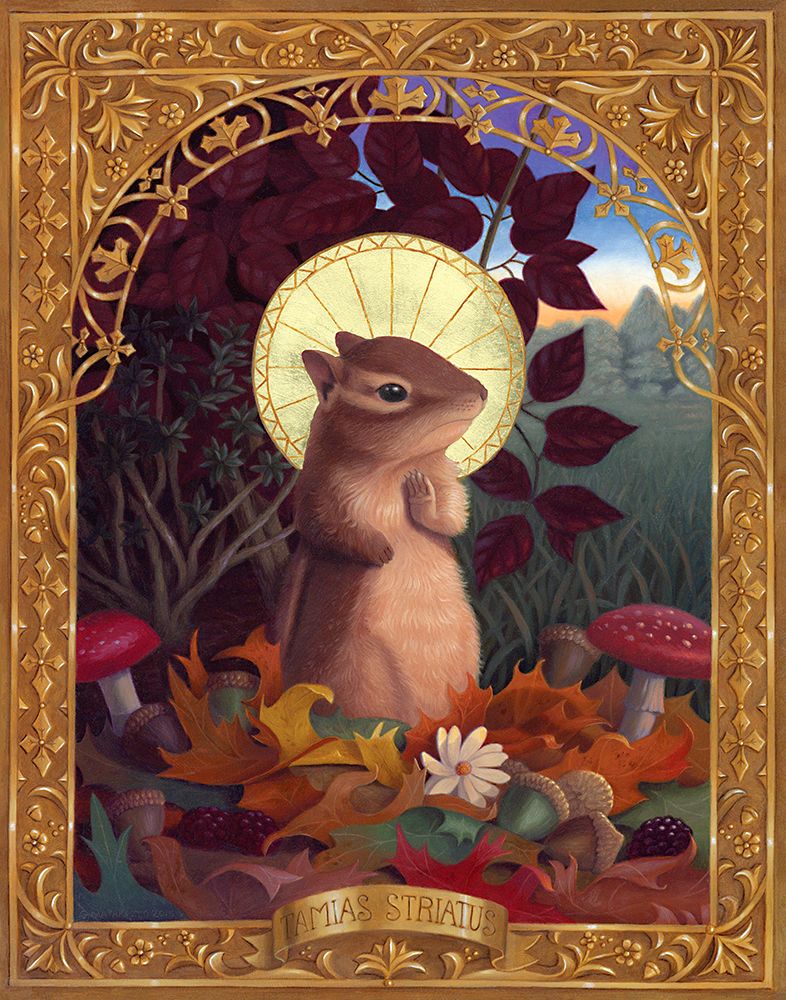 Tamias Striatus art print by Gina Matarazzo for $57.95 CAD
