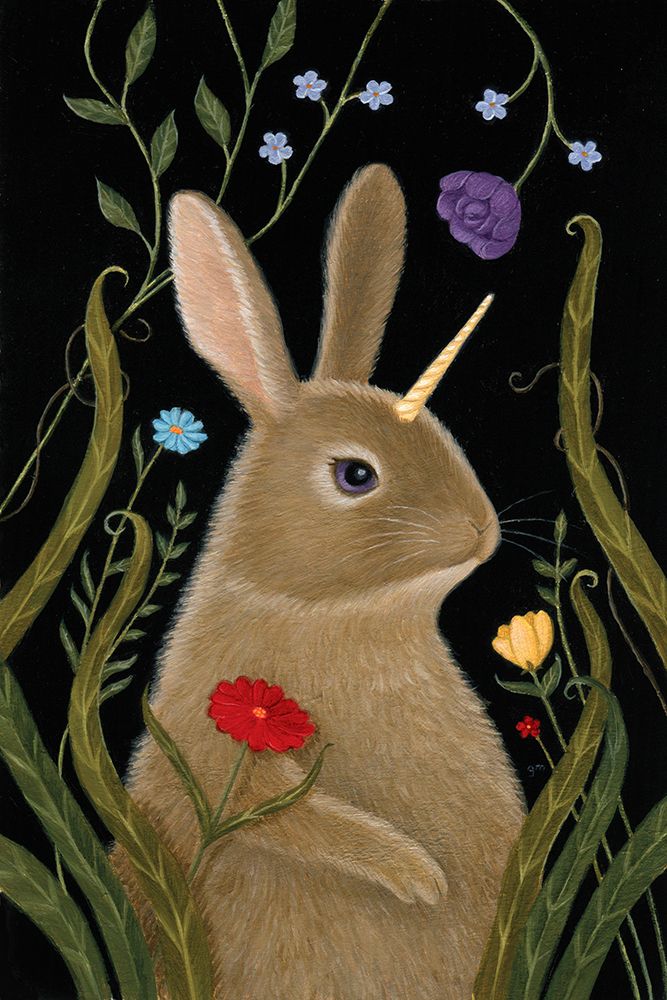 Beatrix the Bunnicorn art print by Gina Matarazzo for $57.95 CAD
