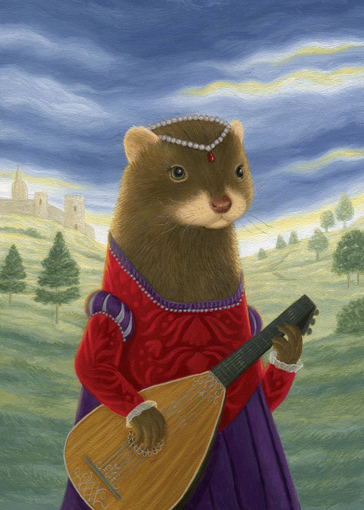 Lady Mirabella of Piccolofazzio art print by Gina Matarazzo for $57.95 CAD