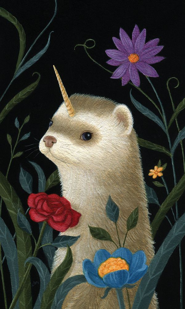 Petey the Ferricorn art print by Gina Matarazzo for $57.95 CAD