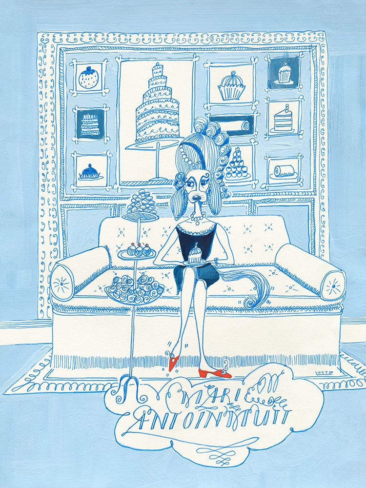 Marie Antoinmutt art print by Lucy Marshall for $57.95 CAD