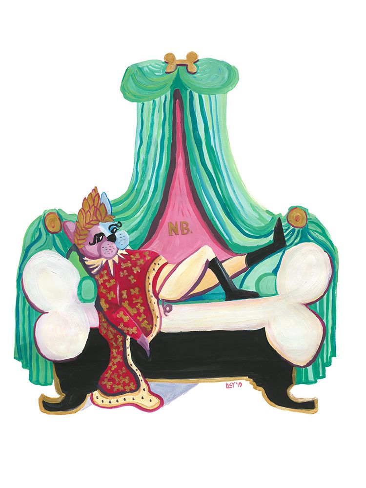 Napoleon Bone-Aparte art print by Lucy Marshall for $57.95 CAD