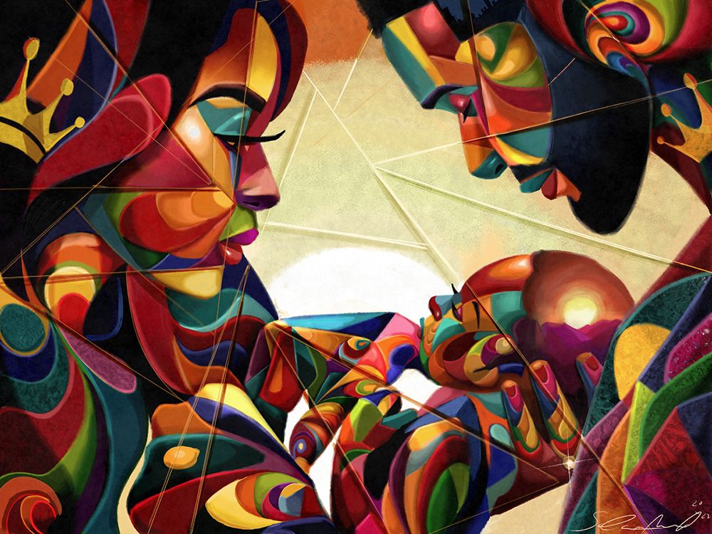 Family Hues art print by Salaam Muhammad for $57.95 CAD