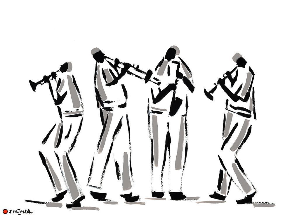 Jazz Tones art print by Joachim McMillan for $57.95 CAD