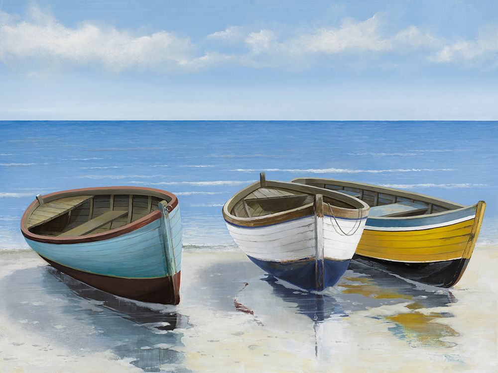 Three Boats art print by Max Maxx for $57.95 CAD