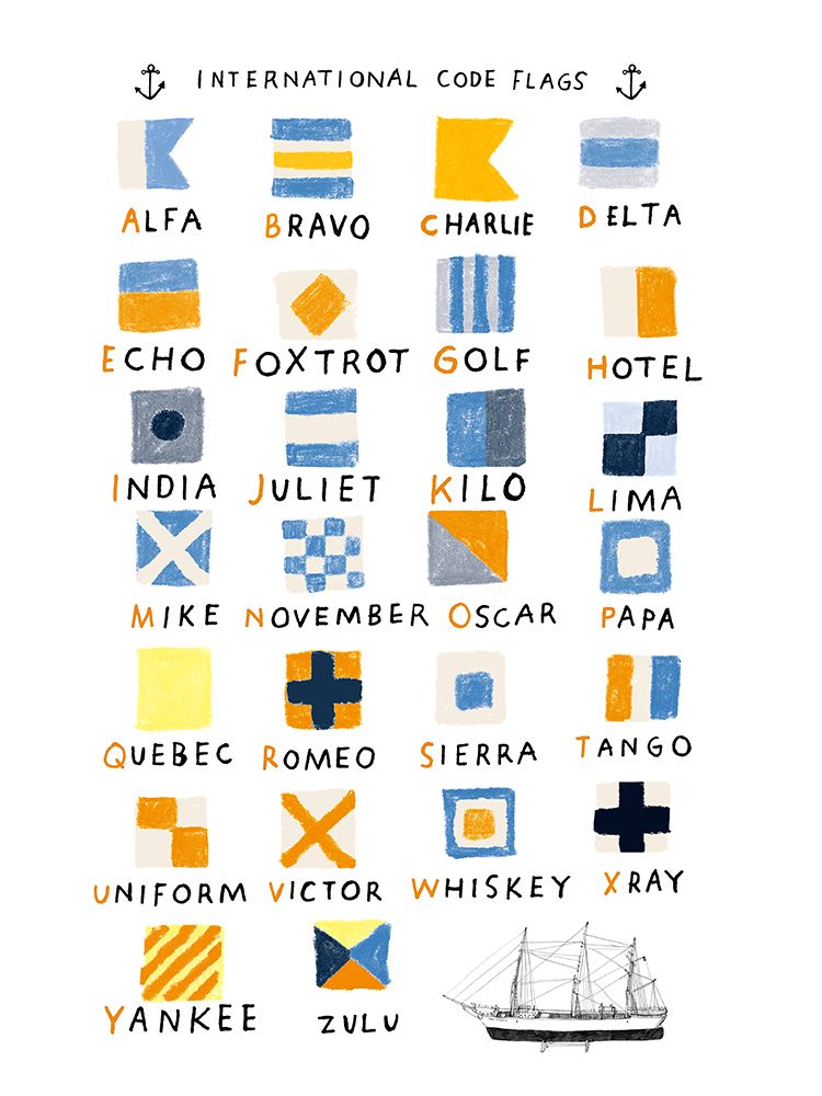 Flags art print by Hanna Melin for $57.95 CAD