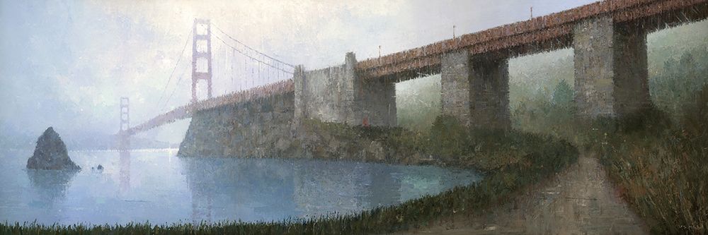Golden Gate Bridge art print by Stephen Mitchell for $57.95 CAD