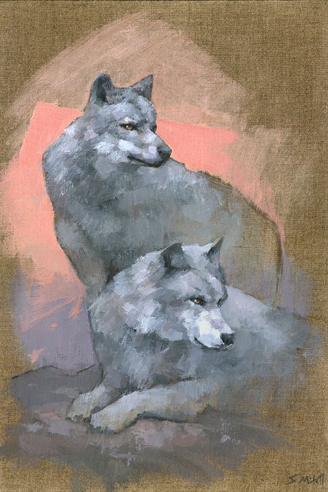 Gaze of the Gray Wolves art print by Stephen Mitchell for $57.95 CAD