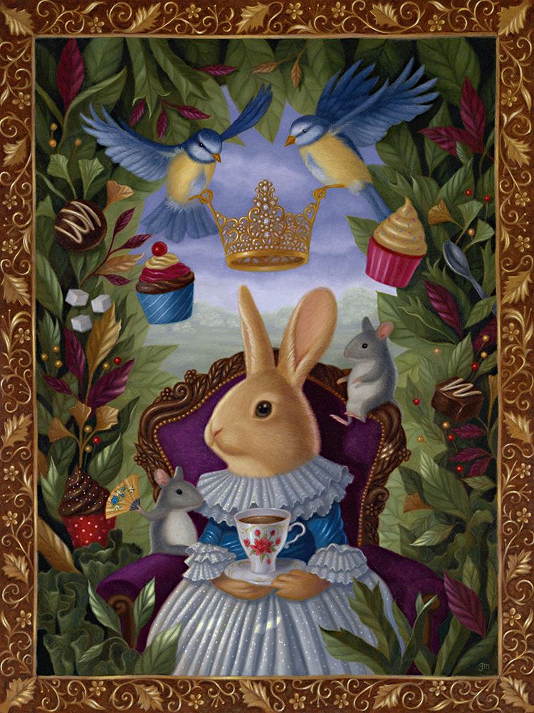 The Highest Tea art print by Gina Matarazzo for $57.95 CAD