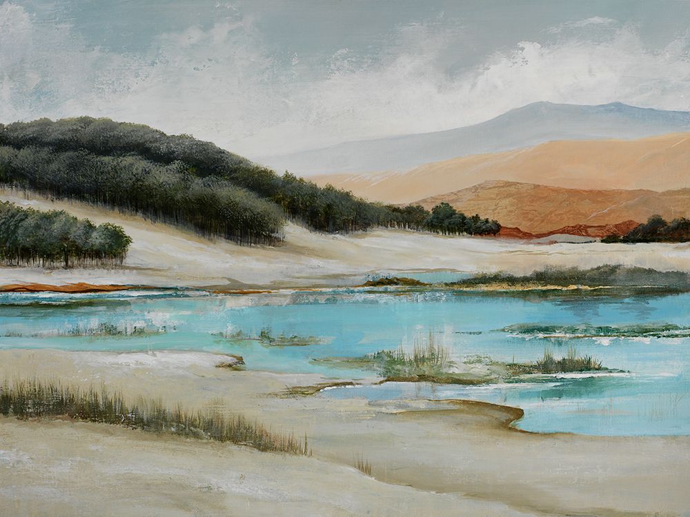 Along The Lake Side Trail art print by Max Maxx for $57.95 CAD