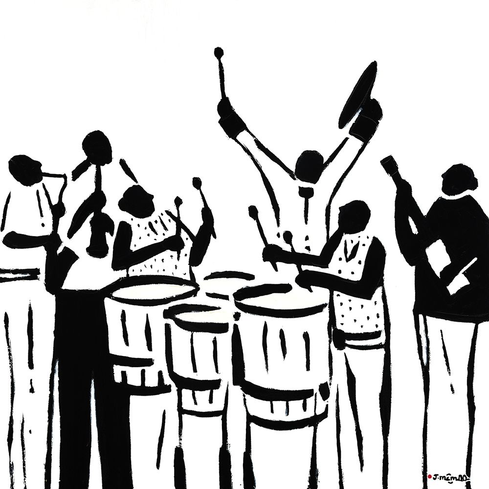 Grayscale Band 2 art print by Joachim McMillan for $57.95 CAD