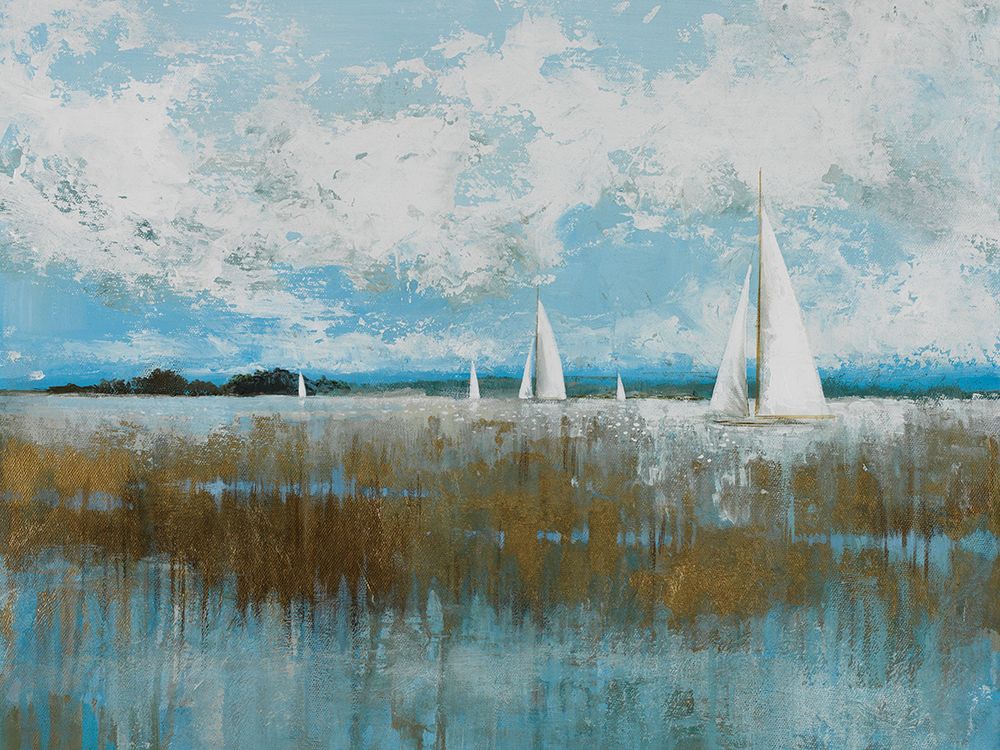 Distant Sails art print by Max Maxx for $57.95 CAD