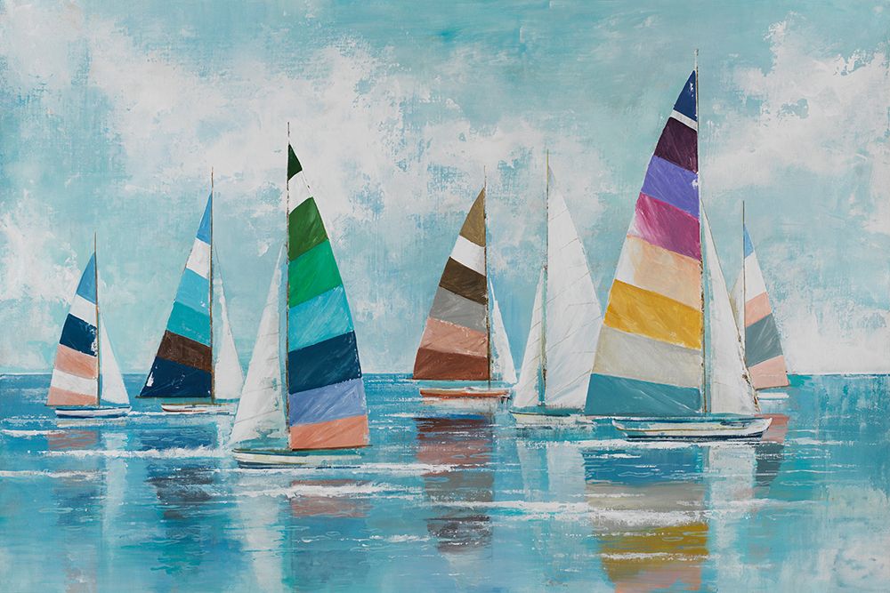 Sailing In Color art print by Max Maxx for $57.95 CAD