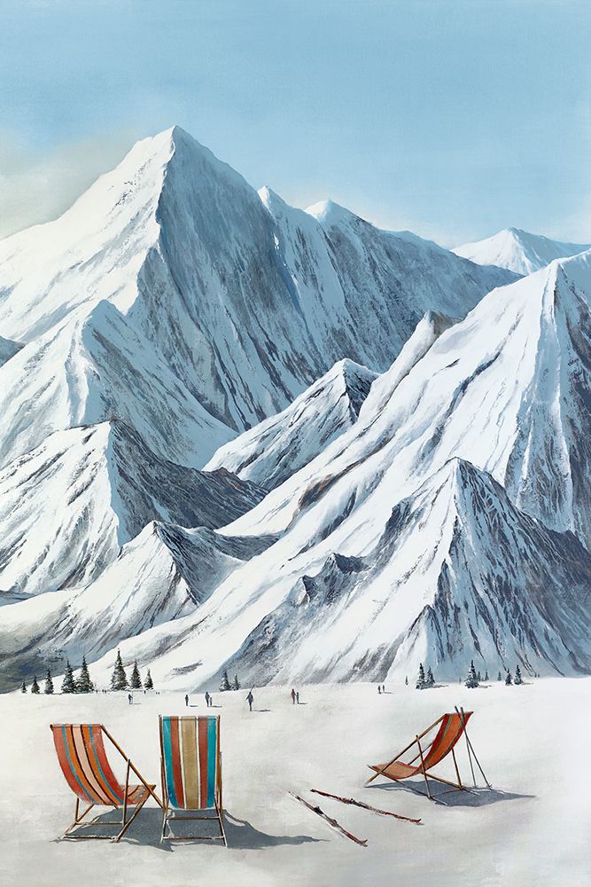 Lounging At The Lifts No. 2 art print by Max Maxx for $57.95 CAD