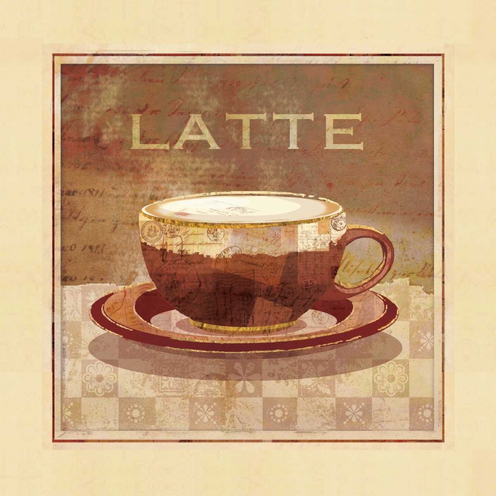 Latte art print by Linda Maron for $57.95 CAD