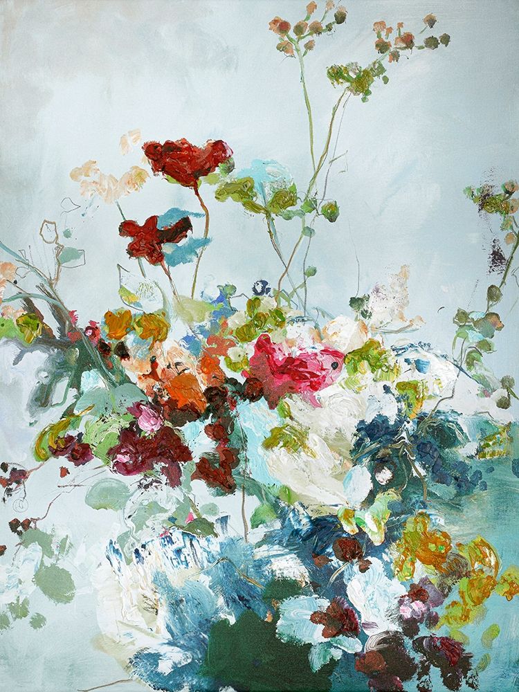 Abstract Floral 1 art print by Design Fabrikken for $57.95 CAD
